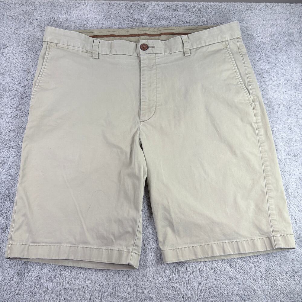 Tommy Bahama Men's Chino Boracay Flat Front Shorts Stretch Khaki Size 38